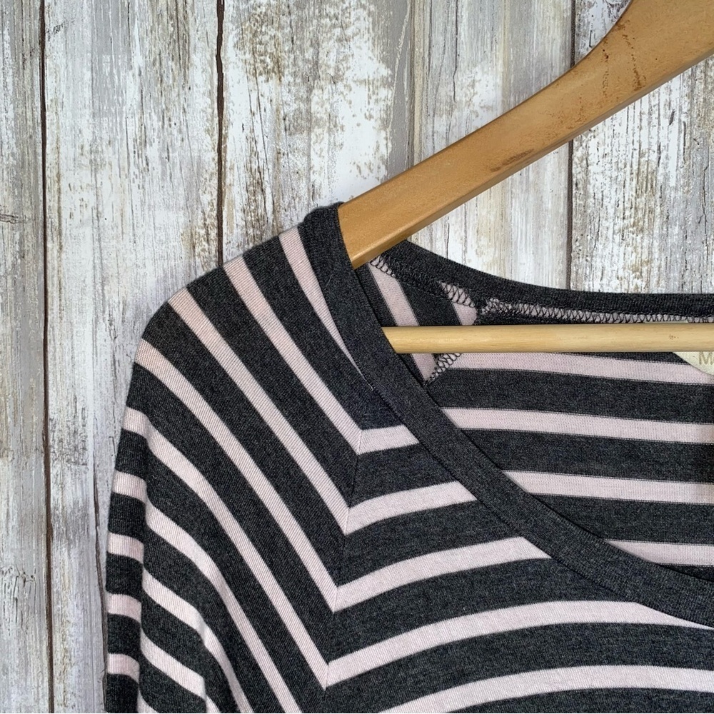 Matilda Jane Grey Striped Long Sleeve Blouse - Picture 4 of 5